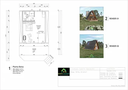 Projeto Cabana Modelo 01