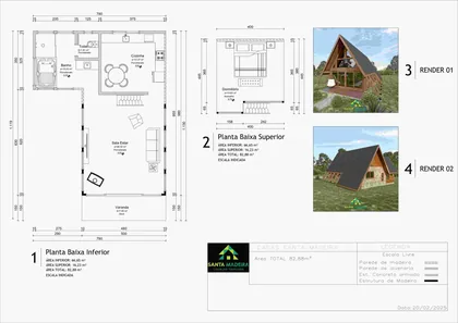 Projeto Cabana Modelo 04